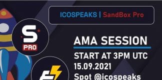 sandbox pro ama at ico speaks