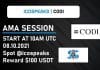 Ask Me Anything with CODI at ICO Speaks: Summary codi ama at ico speaks