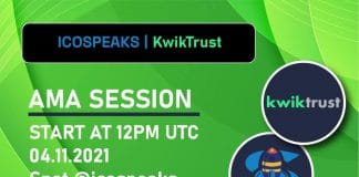 KwikTrust ama at ICOSpeaks