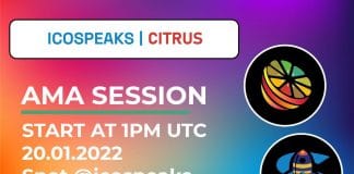 Citrus ama session at ICOSpeaks