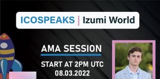 Izumi World ama at ICOSpeaks