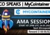 Ask Me Anything with MyContainer at ICOSpeaks: AMA Summary mycointainer ama
