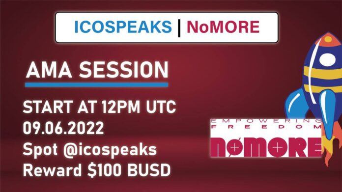 nomore ama at ICOSpeaks