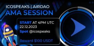 AirDao AMA at ICOSpeaks