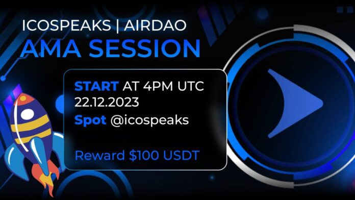 AirDao AMA at ICOSpeaks