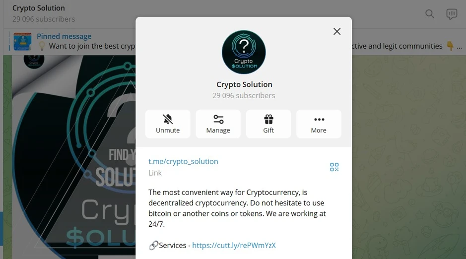 crypto signals channel cryptosolution