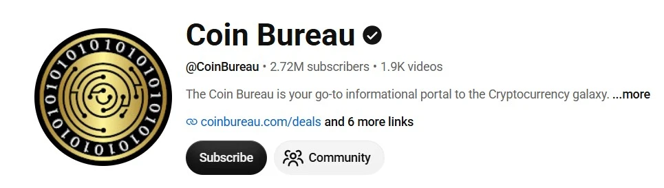coin bureau youtube channel