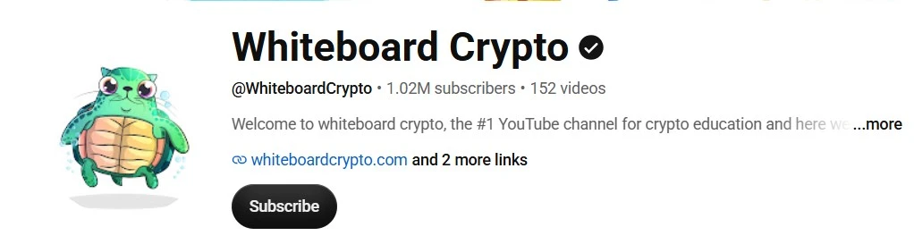 Whiteboard Crypto youtube channel