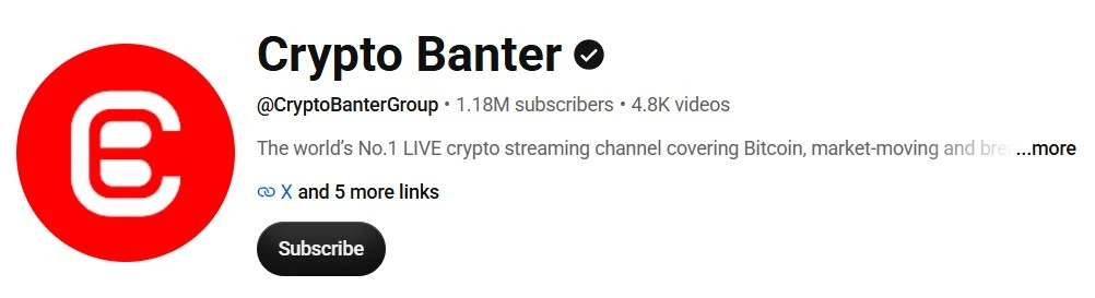 Crypto Banter youtube channel